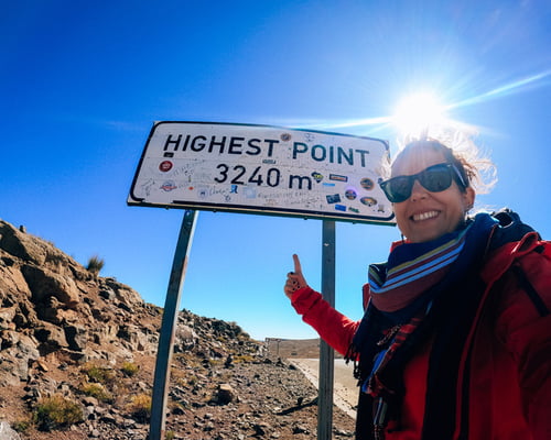 highest lowest point lesotho