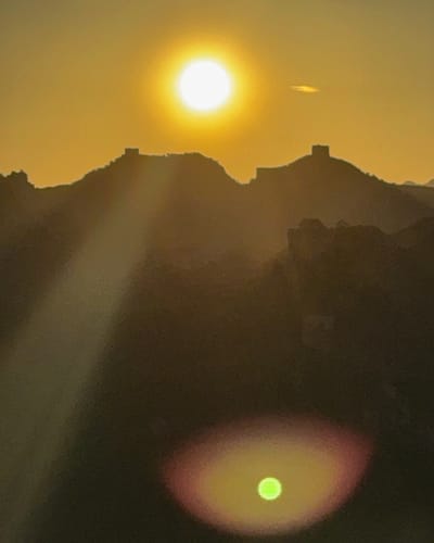 alba jinshanling cina come organizzare