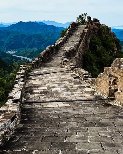 jinshanling muraglia tratto originario