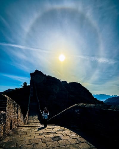vedere grande muraglia cina